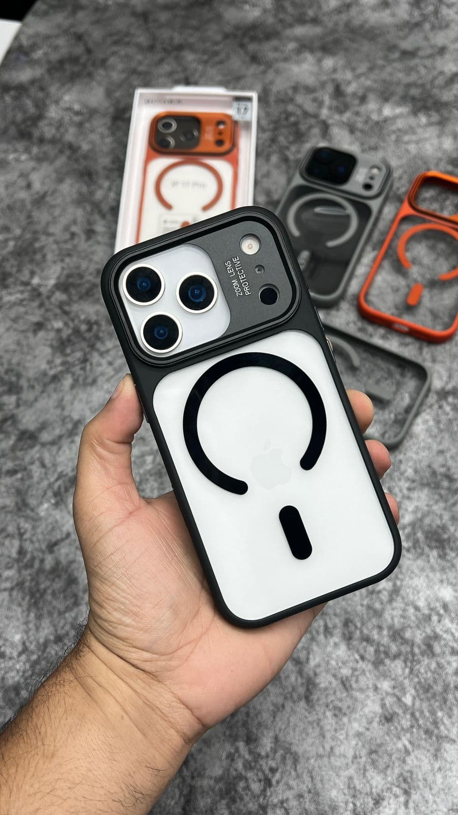 METAL CAMERA MAGSAFE CLEAR — Model: IP 15 PROMAX