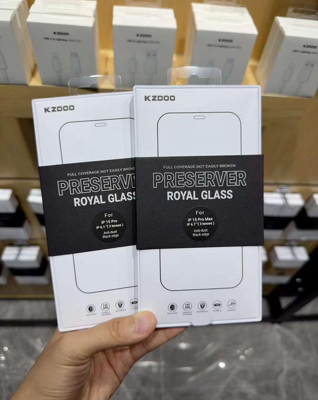 KZDOO ANTI DUST ROYAL GLASS — Model: IP 13