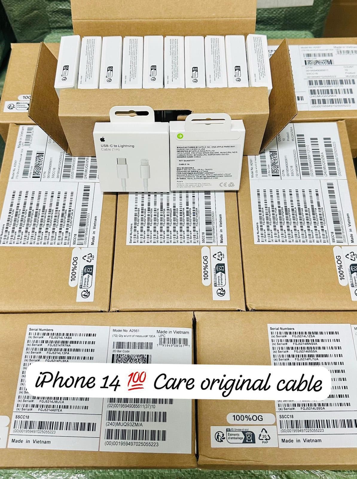 iPhone C to Lighting og Cable (M)