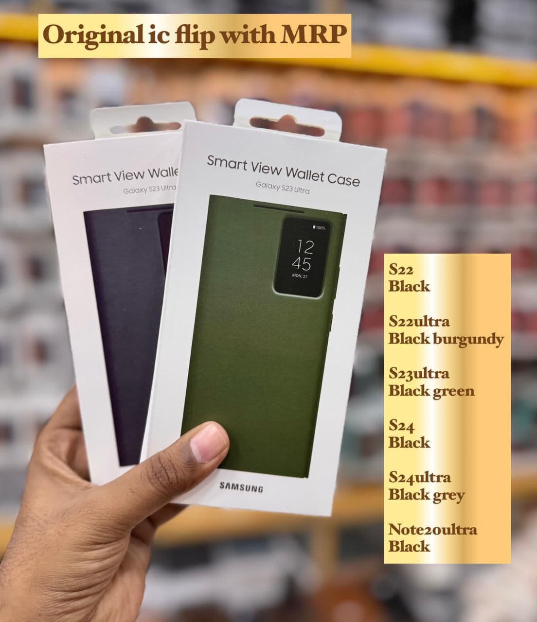 Original ic Sensor flip with MRP — Model: SAM S22