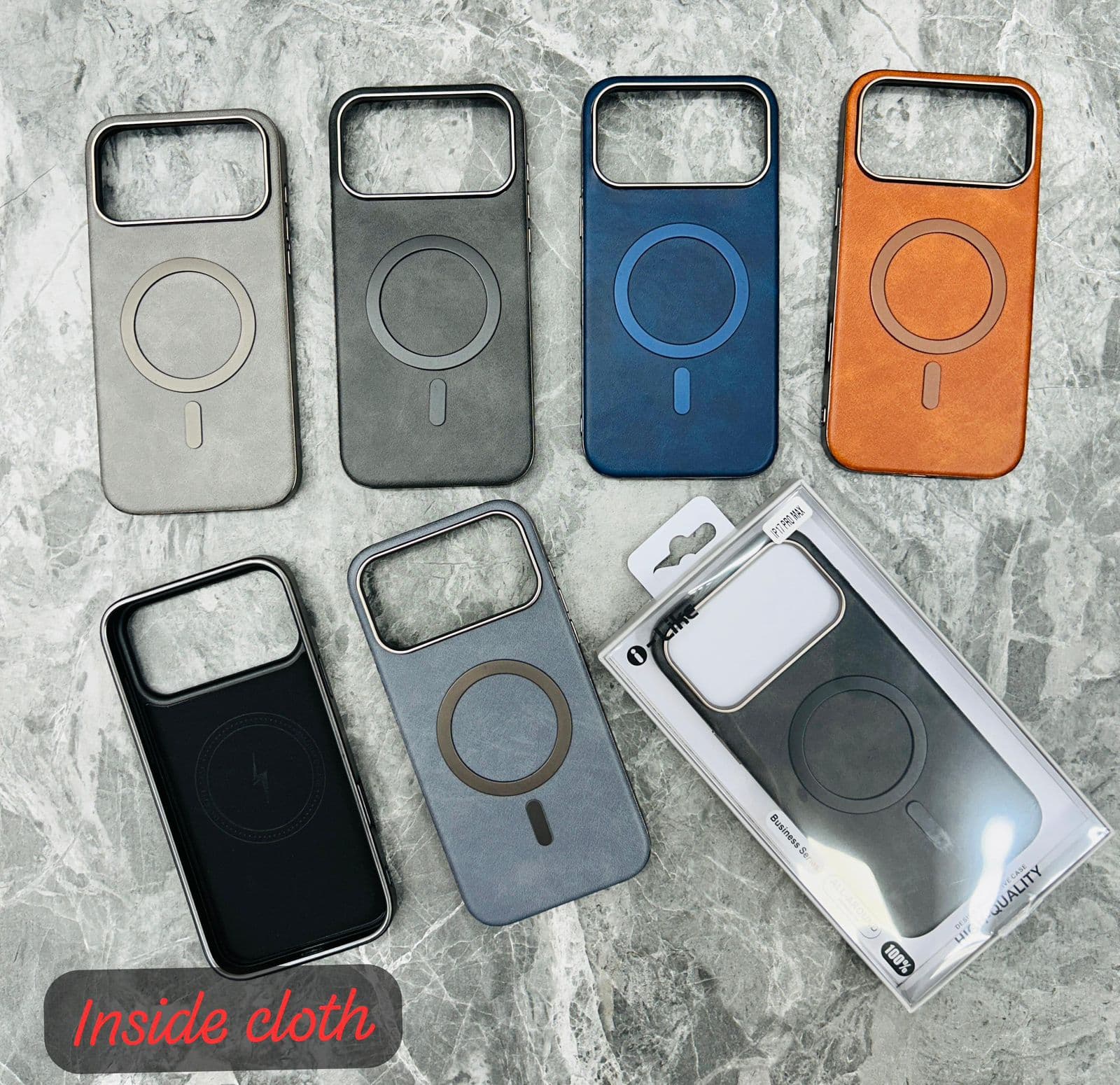 NEW ORIGINAL LETHAR MAGSAFE BACK CASE — Model: IP 15 PROMAX
