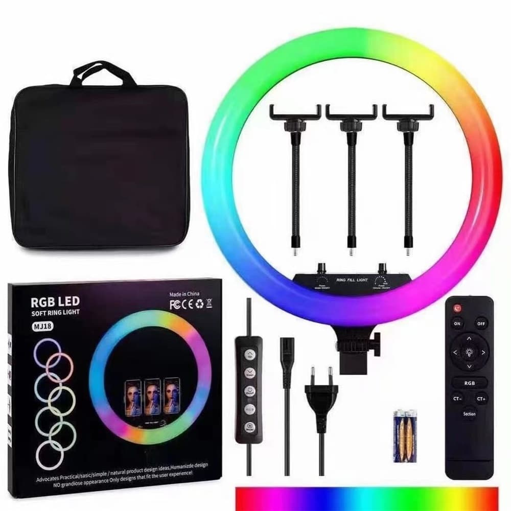RGB MJ 18 MULTI COLOR 18INC RING LIGHT