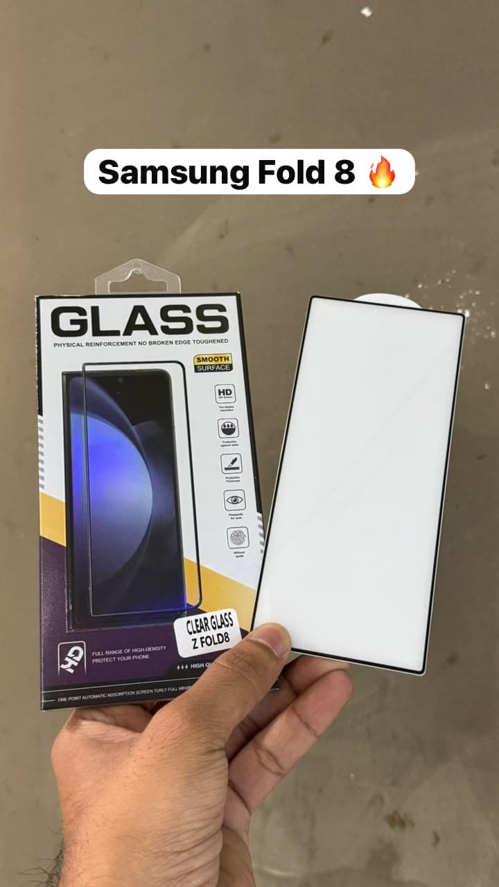 FOLD HD CLEAR SLIM BAZZLE FULL GLUE GLASS — Model: SAM FOLD 8 ULTRA