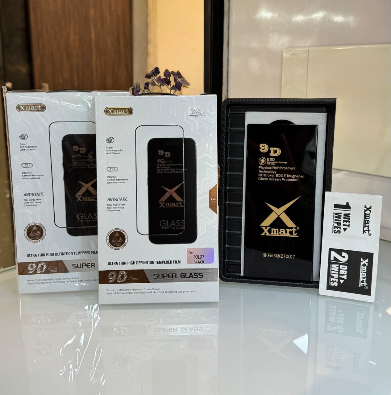 XMART OG SAMSUNG FOLD 9D FULL GLUE GLASS ONE BY ONE PCS PACKING — Model: SAMSUNG FOLD 7