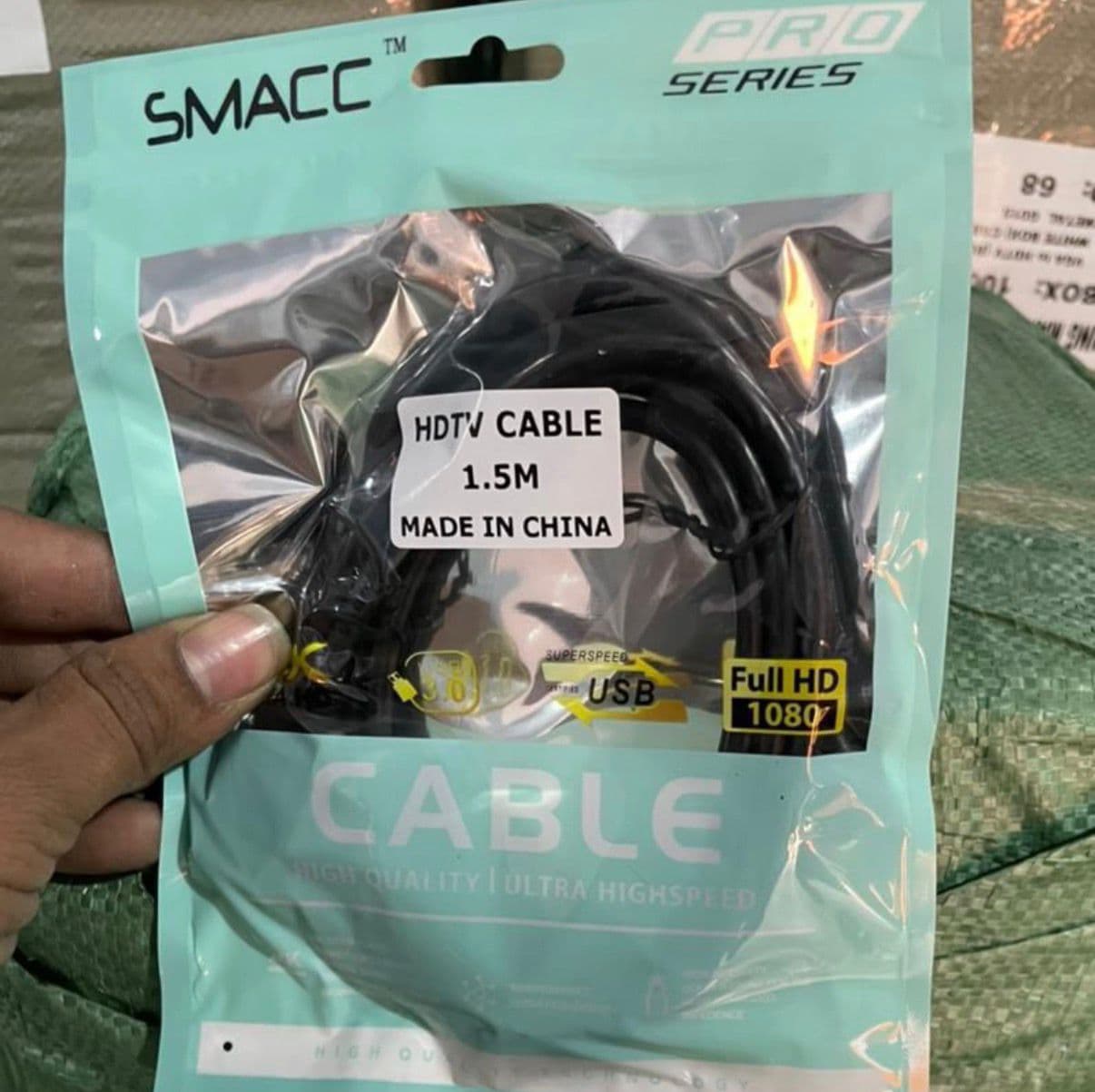 SMACC Pro Series 1.5M HDMI to HDMI Cable – Full HD 1080p, High Speed HDTV Cable