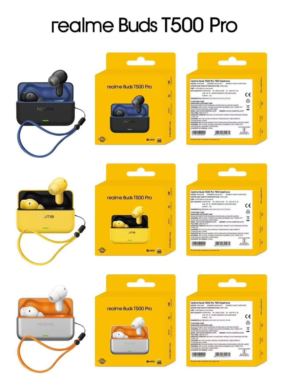 realme Buds T500 Pro TWS Earbuds