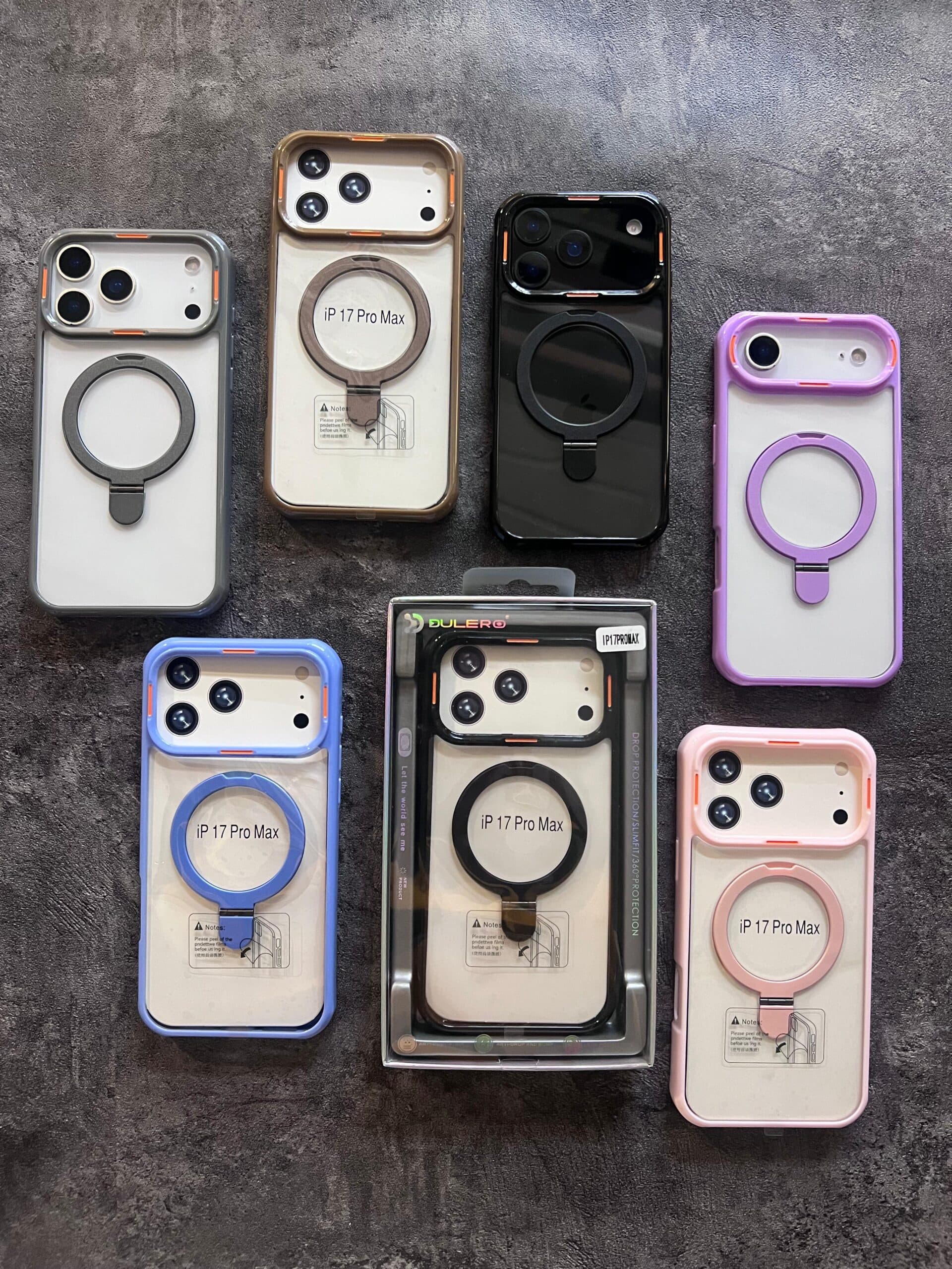 ORIGNAL HIGH Quality MAGSAFE STAND CASE with BOX PACKING — Model: IP 15 PROMAX