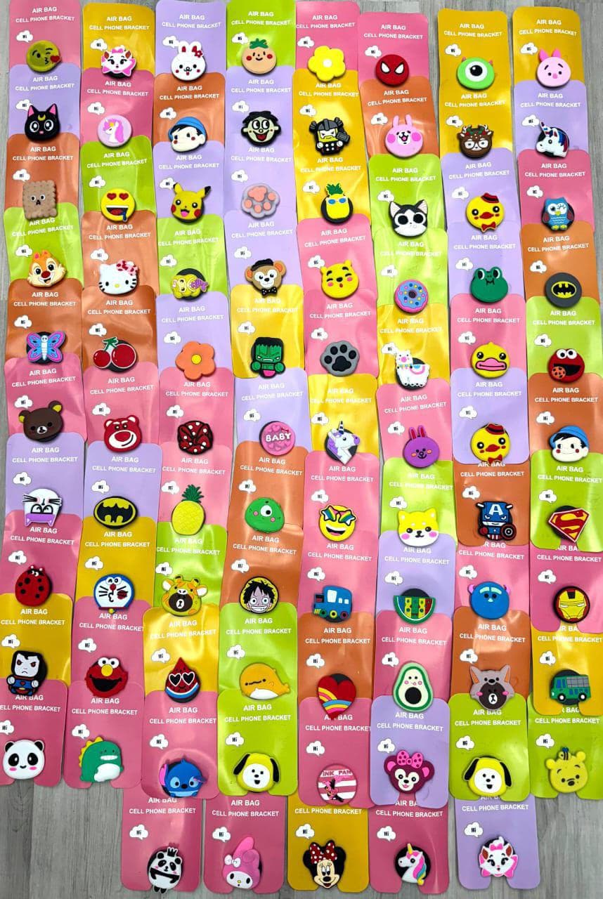 CARTOON SILICON POP SOCKET