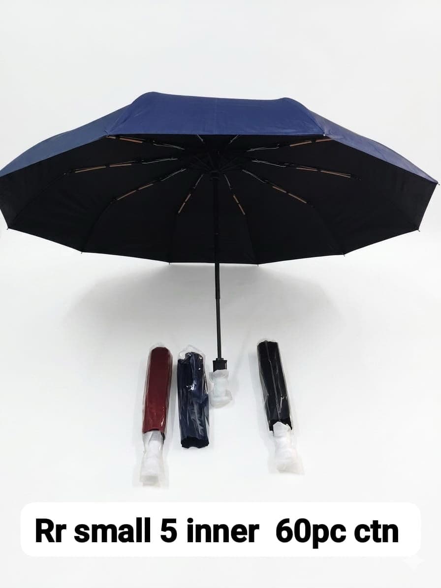 Premium Mini 5-Fold Compact Umbrella for Rain & Sun – Portable Travel Size