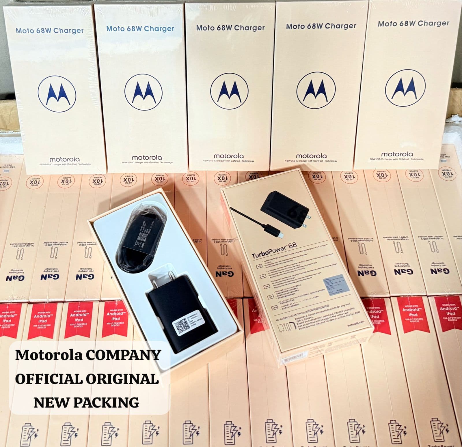 Motorola 68w Original With Cable Charger