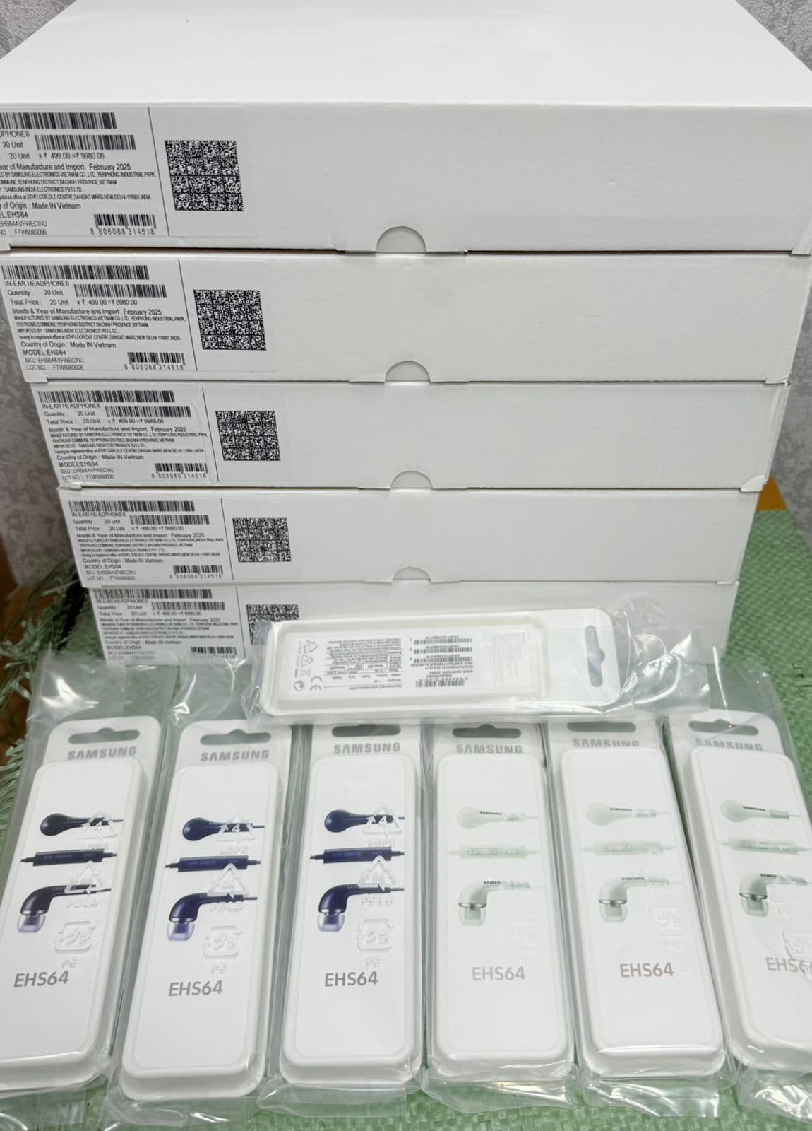 Samsung ESH-64 💯 Care Original H/F different different serial number Earphone