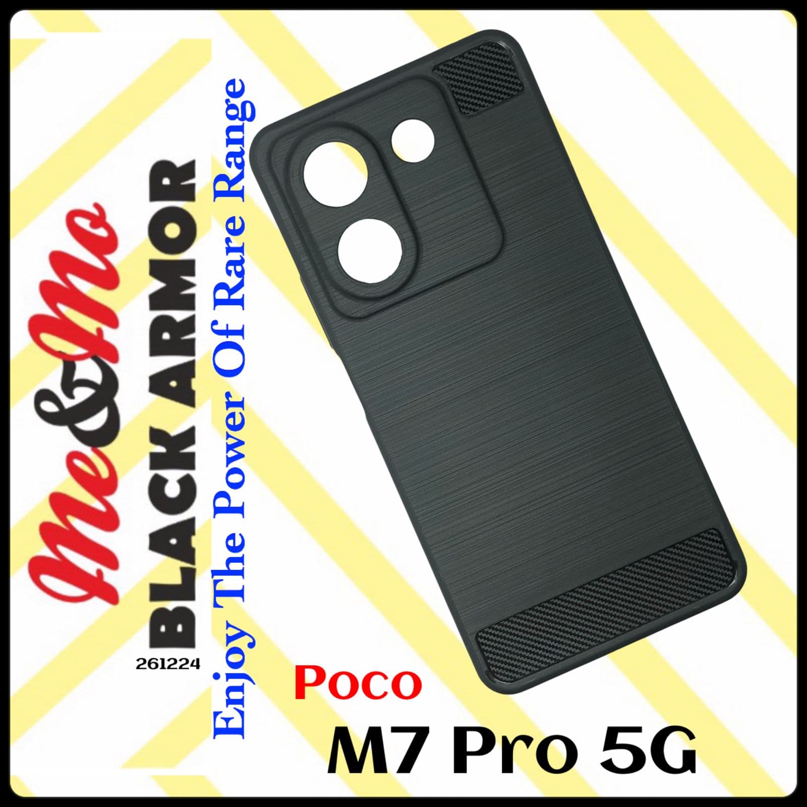 ME&MO BLACK ARMOUR COVER — Model: SAMSUNG A25 5G