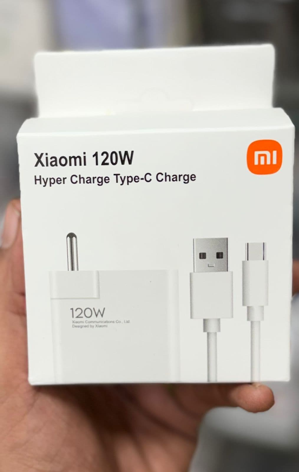 Xiaomi 120W HyperCharge Power Adapter & USB-C Cable Combo – Fast Charging Wall Charger