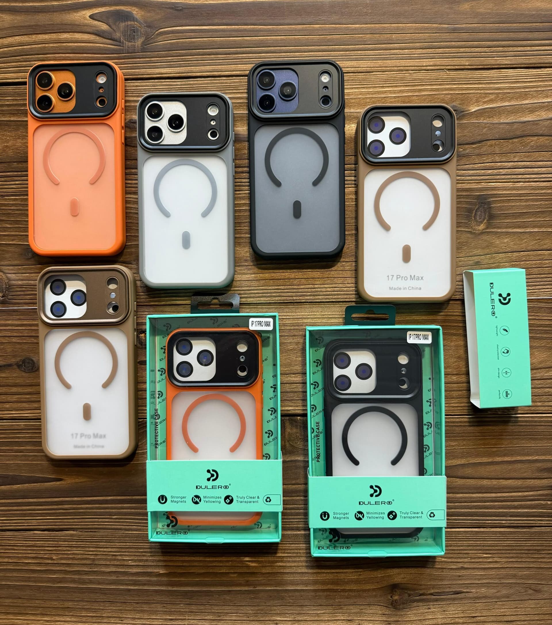 HIGH QUALITY MATTE MAGSAFE CASE WITH BOX PACKING — Model: IP 15 PRO