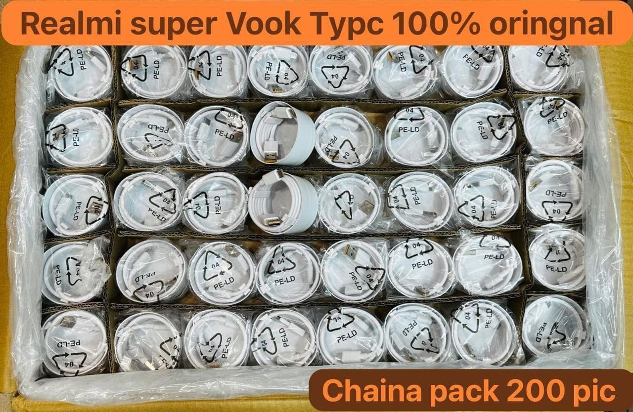 Realme Super Vooc Usb to Type C Cable 100% Og cable