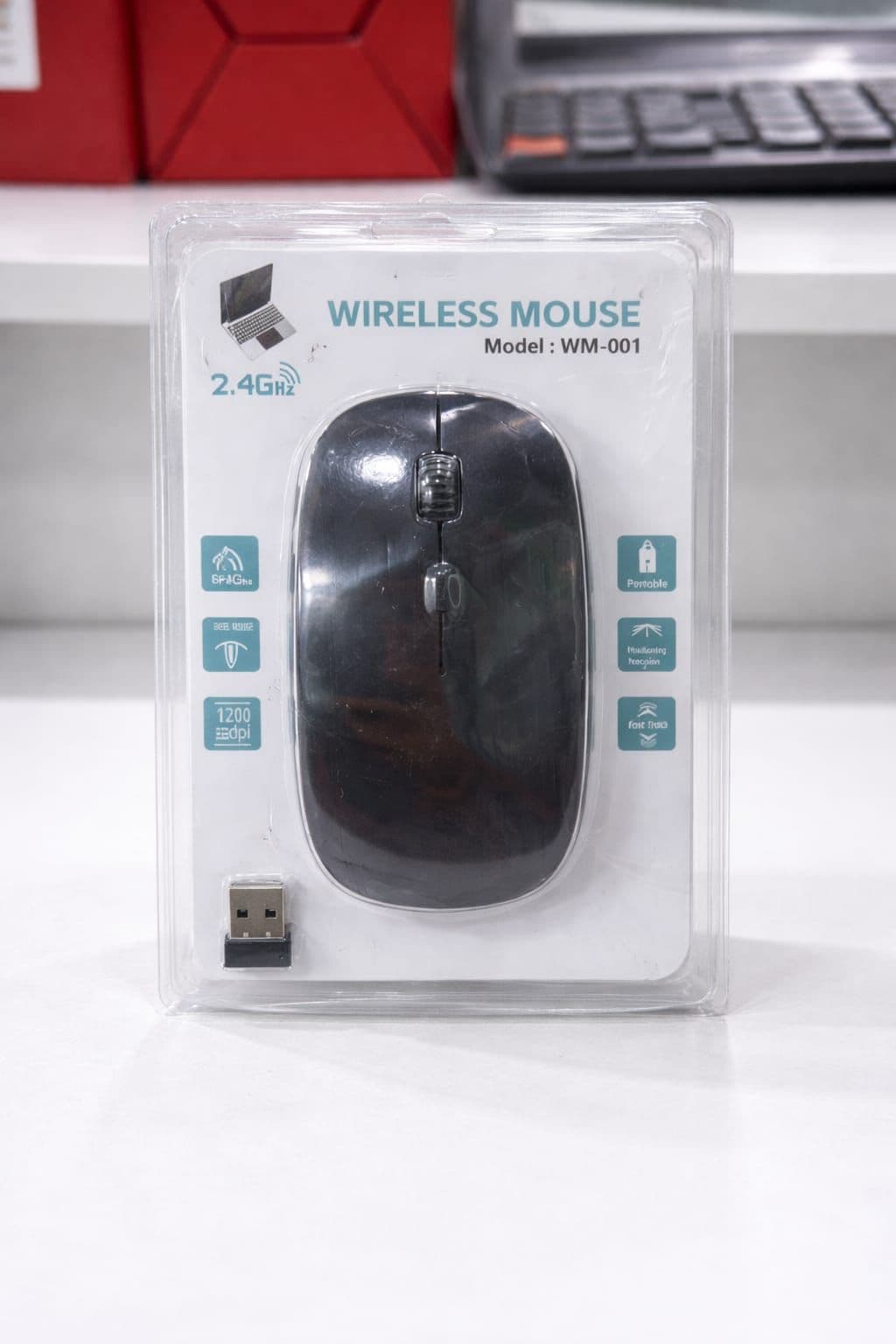 Ultra-Portable 2.4GHz Wireless Mouse – Compact Ergonomic Design for Laptops & Tablets