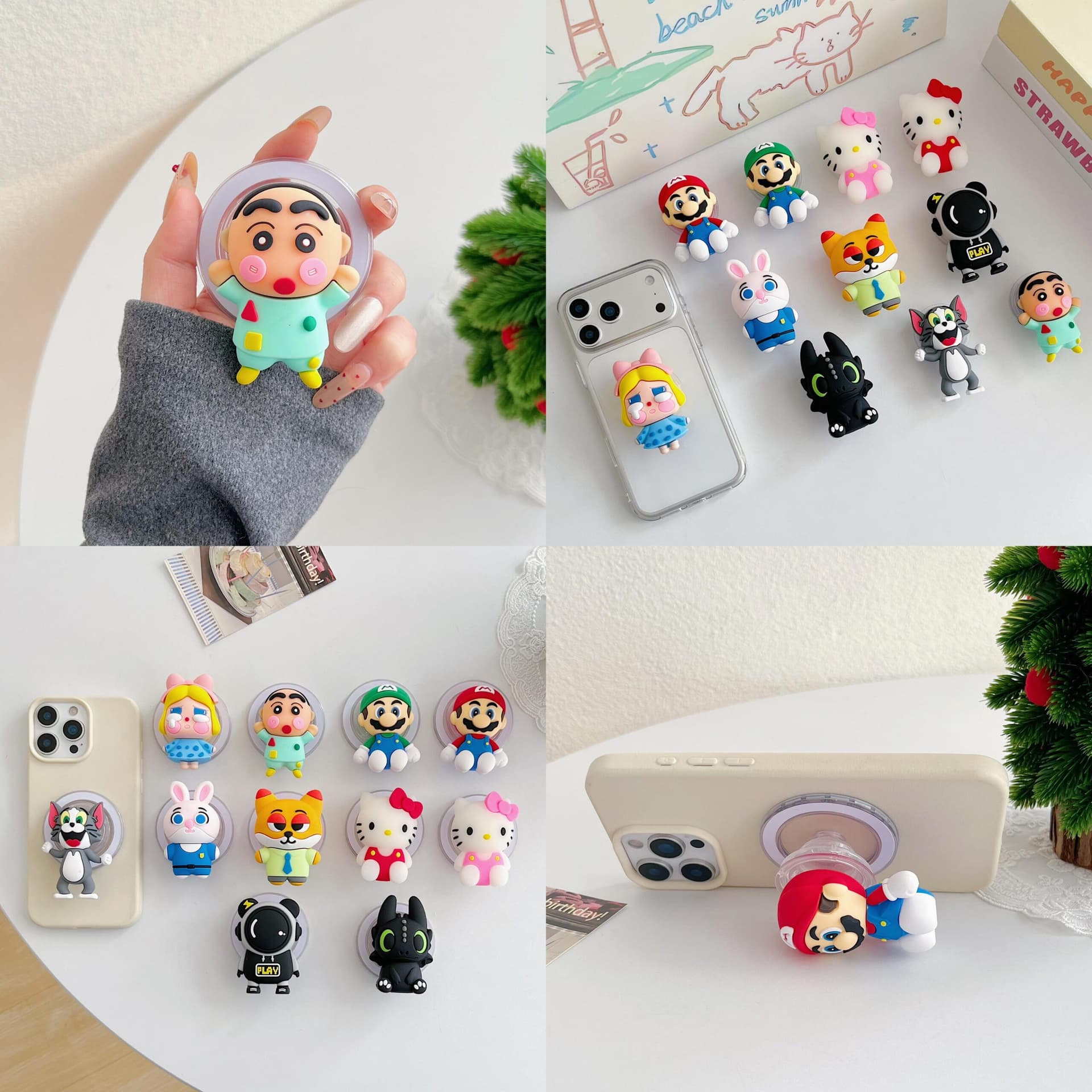 Magnetic magsafe cartoon pop socket All best & hot characters