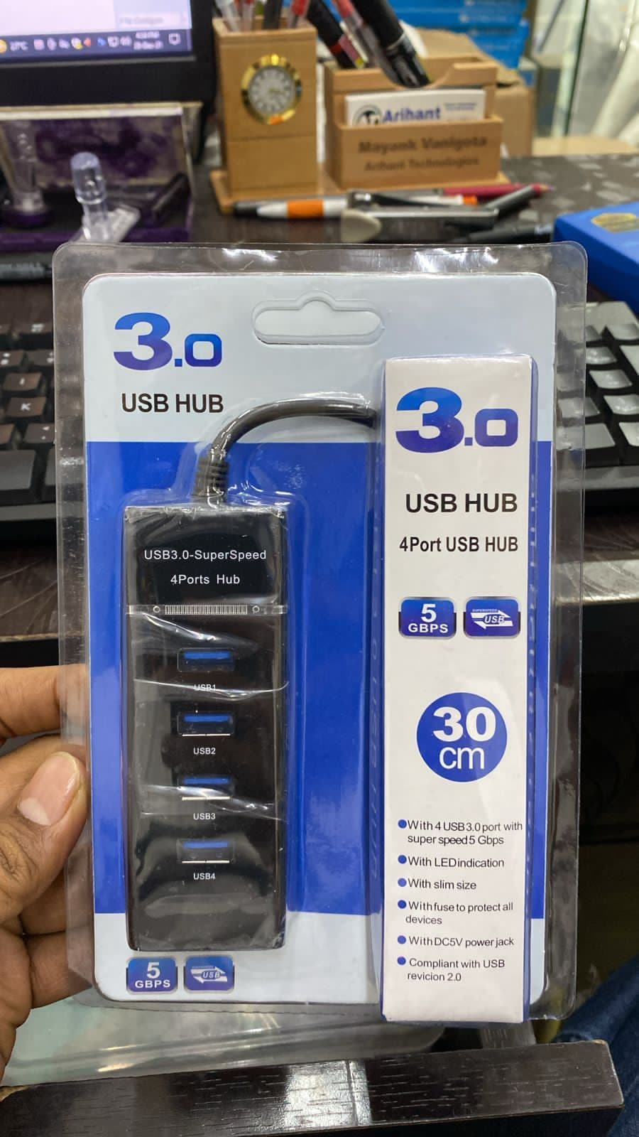 4 PORT USB HUB 3.0