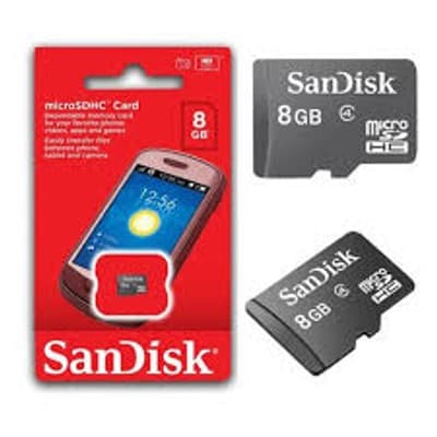 SANDISK 8GB MEMORY CARD