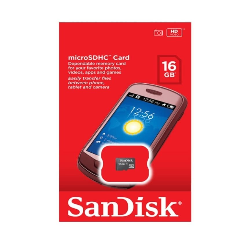 SANDISK 16GB MEMORY CARD