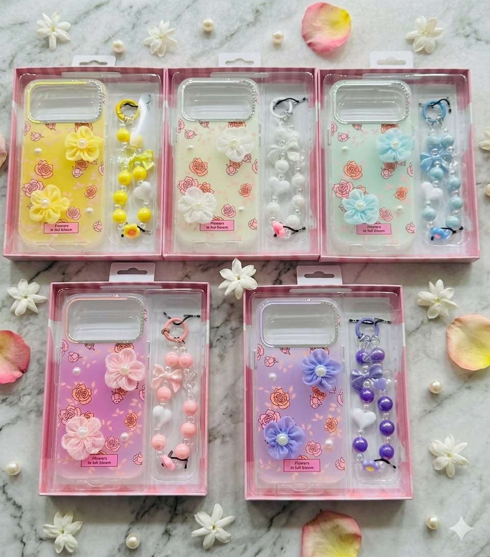 NEW ORIGINAL FLOW IPHONE WITH CHARMS BACK CASE — Model: IP 14