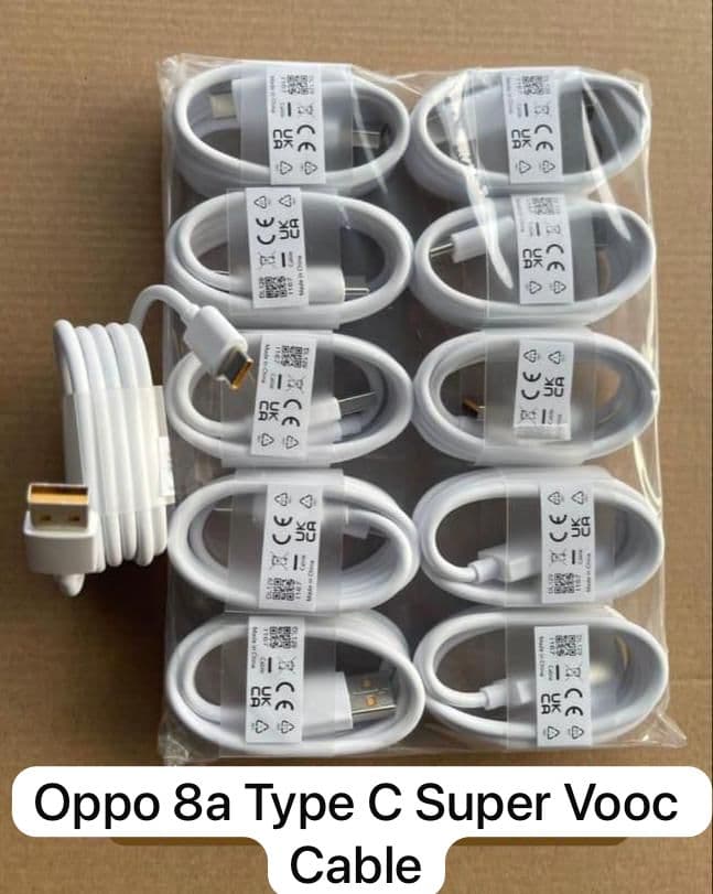 Oppo 8a Super Vooc Type C cable