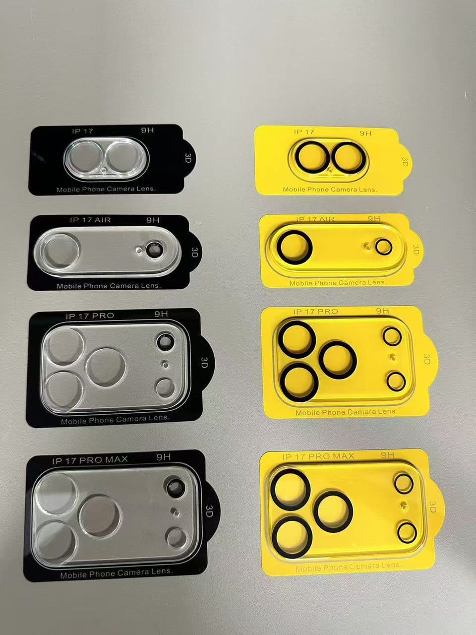 3D CAMERA GLASS TRANSPARNT — Model: IP 11