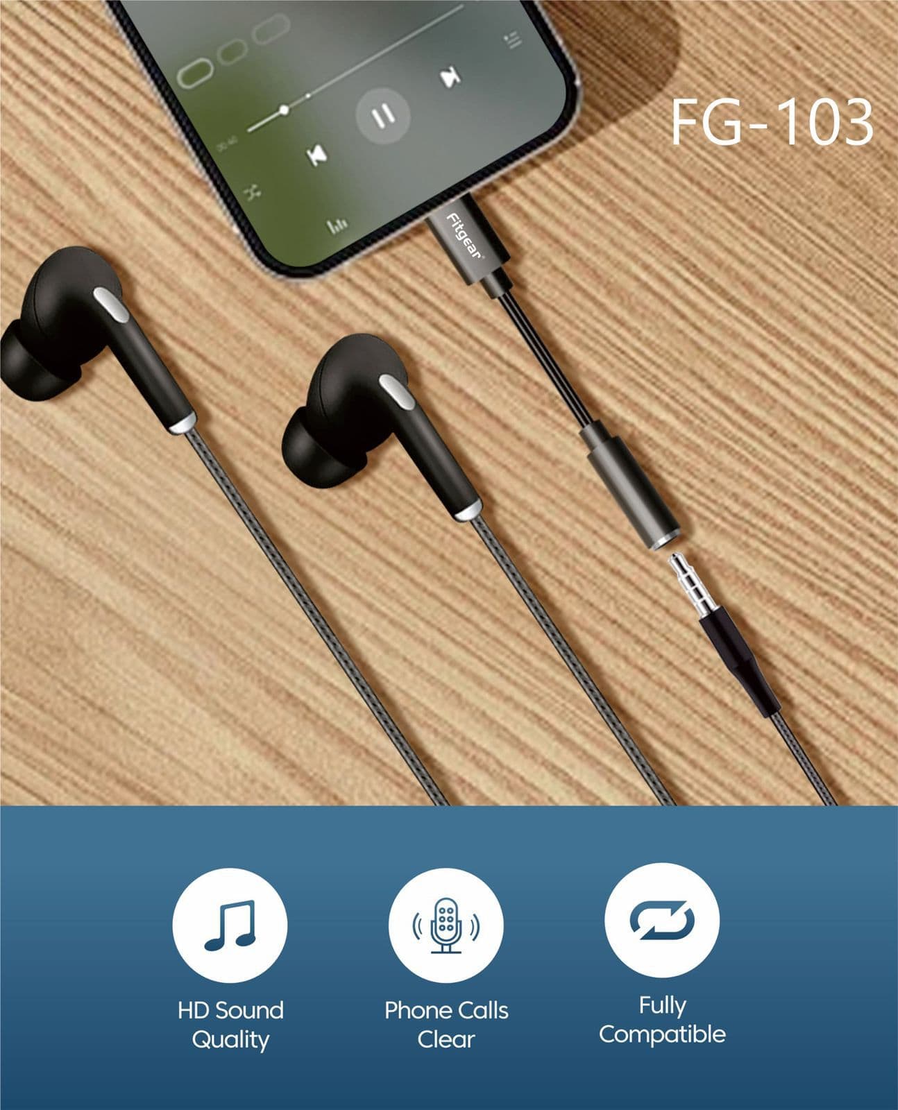Fitgear FG-103 iPhone audio connector