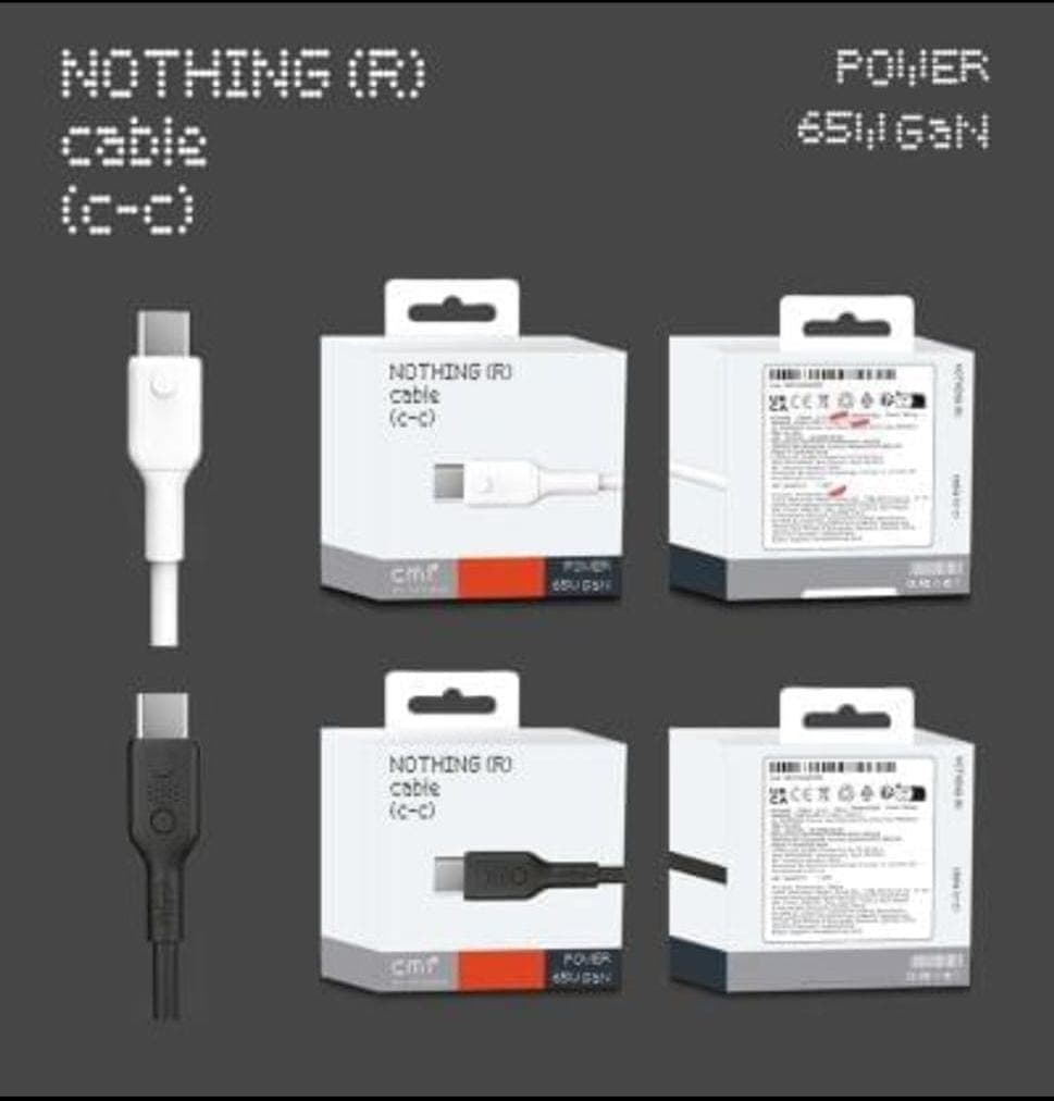 Nothing 65w C to C Cable