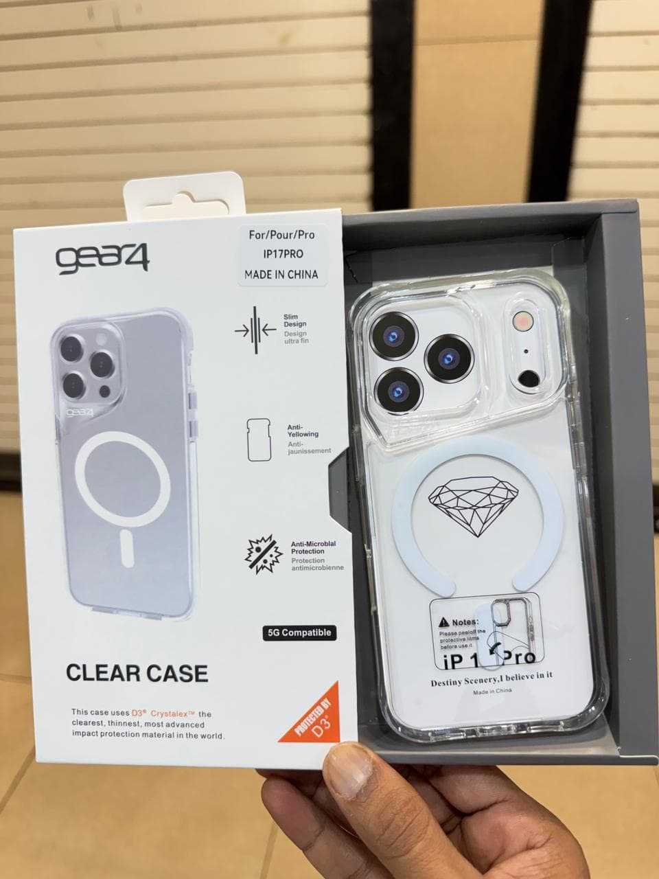 Gear 4 Original Magsafe Transprent Cover — Model: IP 13 PRO