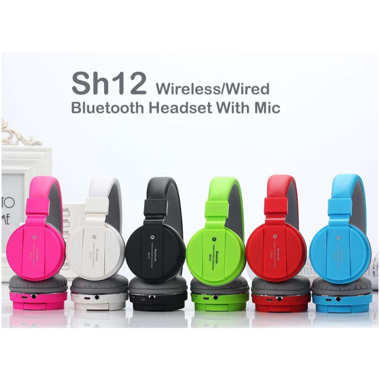 SH-12 HEADPHONE BLUETOOTH HEADPHONE