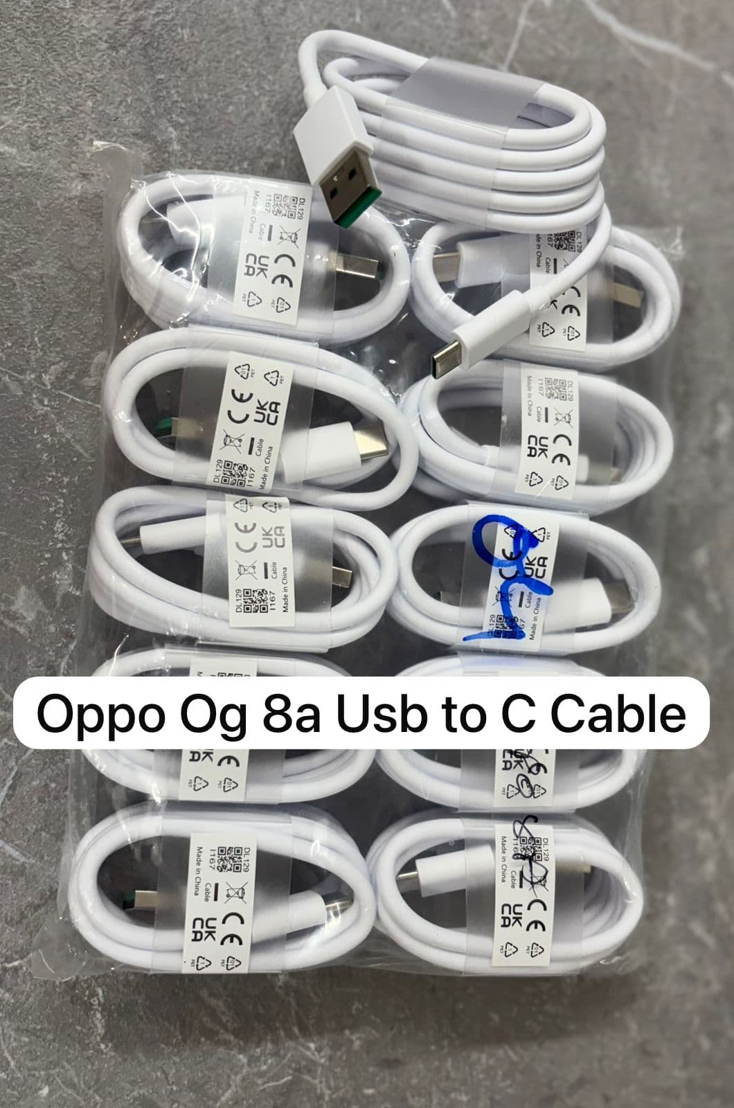 Oppo Super Vooc 8a Usb to Type C Cable 100% Og cable