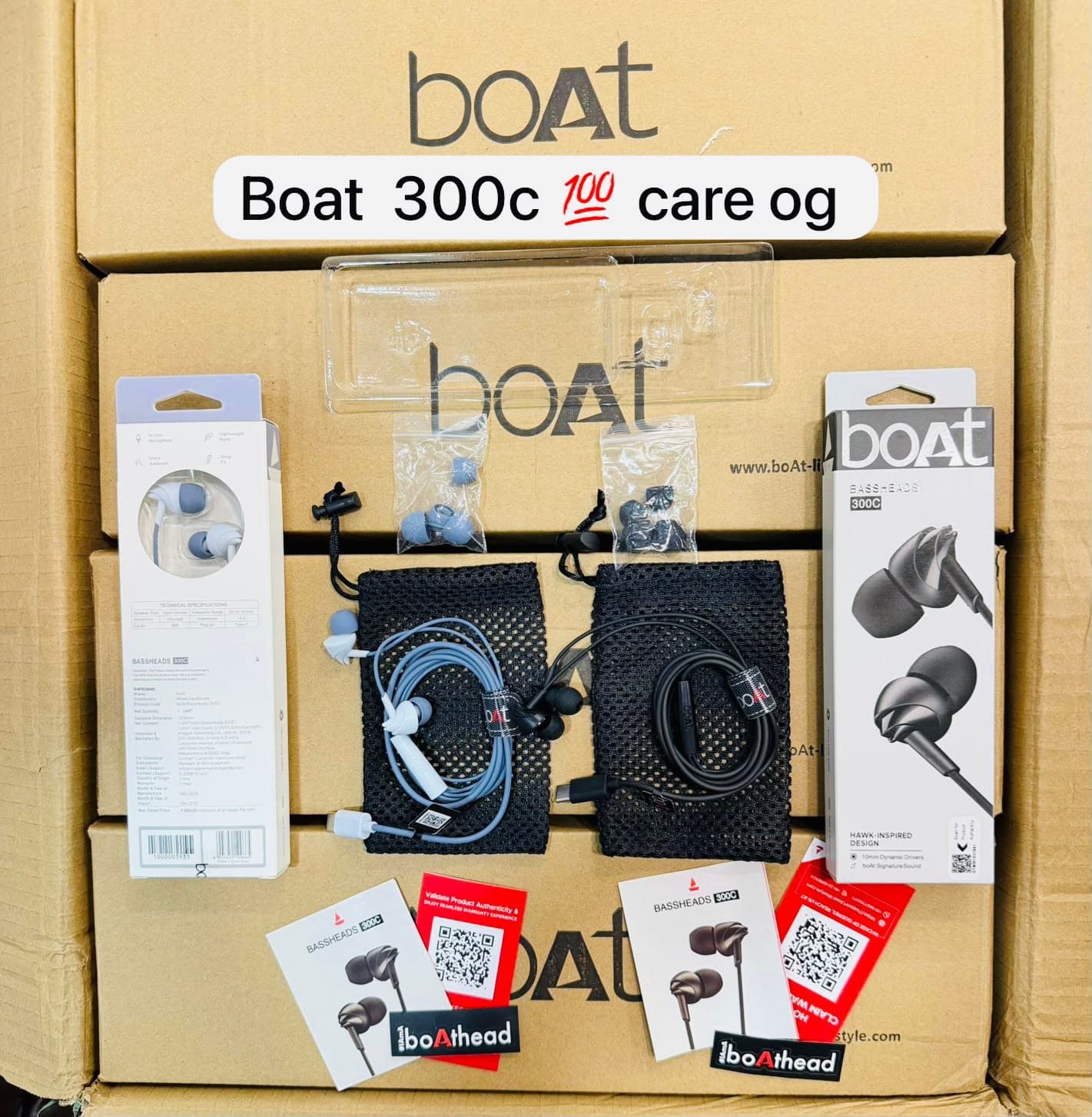 Boat 300c Care Original Og Earphone