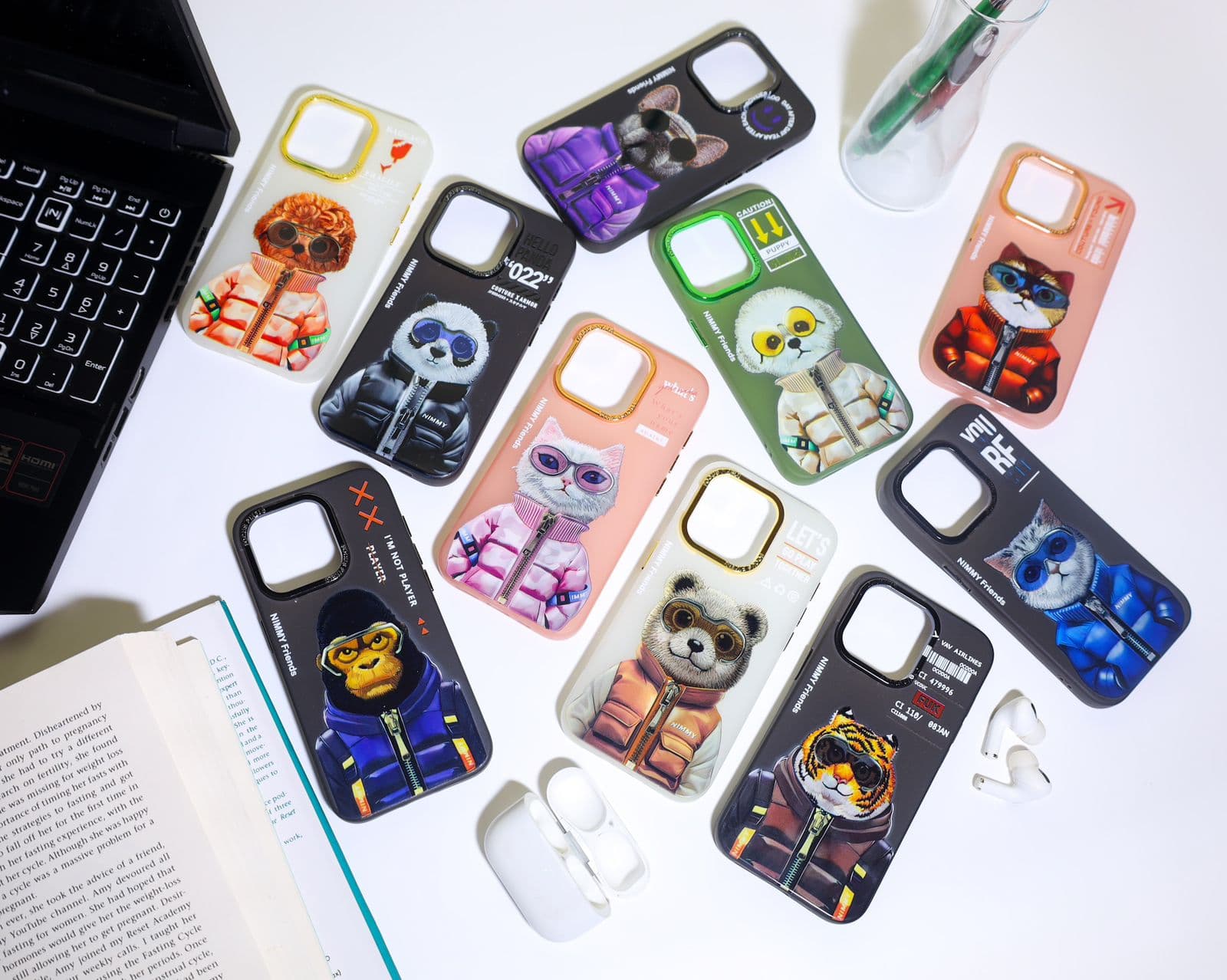 NEW NIMMY UV PRINTED CASE COVER — Model: IP 13 PRO