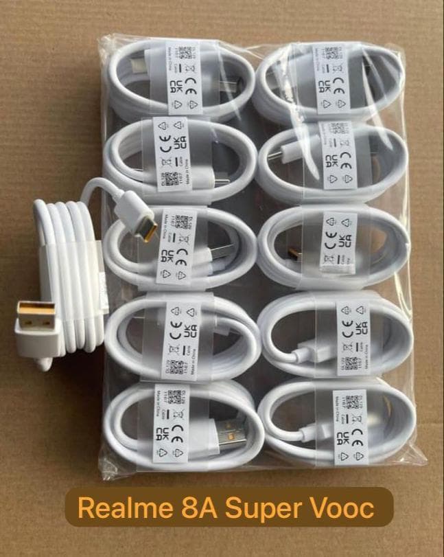 Realme 8a Super Vooc Type C cable