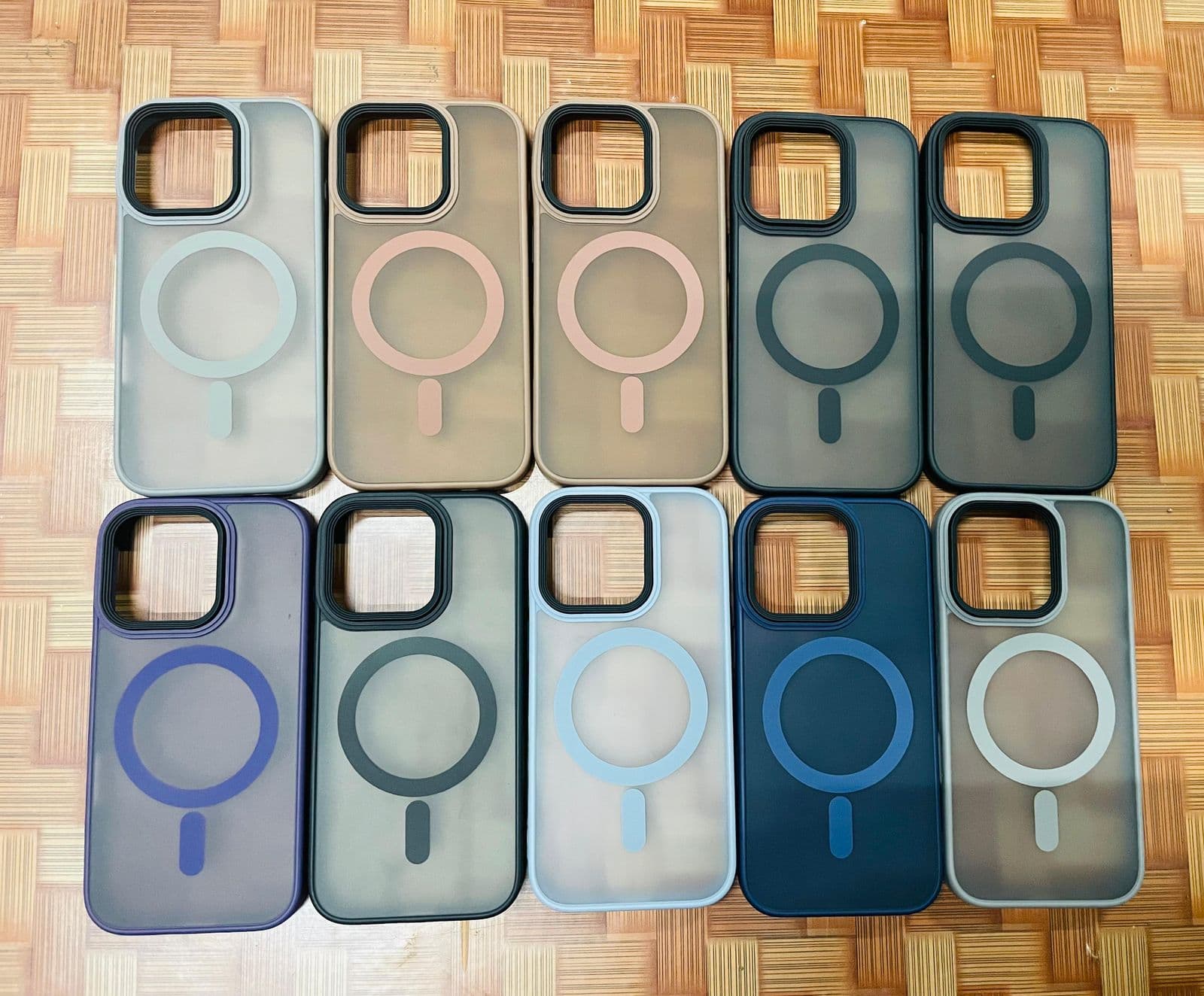 IPHONE MATTE MAGSAFE CASE WITH CAMERA RING IMPORTANT QUALITY BOX PACKING COVER — Model: IP 16 PLUS