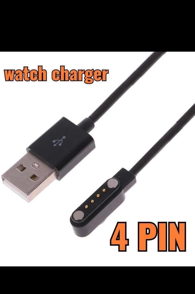 4 PIN SMART WATCH CHARGING CABLE 💯💥💫