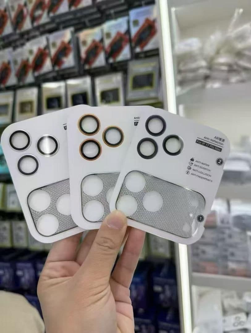 NEW CAMERA LENS ANTI WATER ANTI SCRATCH ANTI COLLOSION ANTI FINGERPRINT — Model: IP 17 PRO