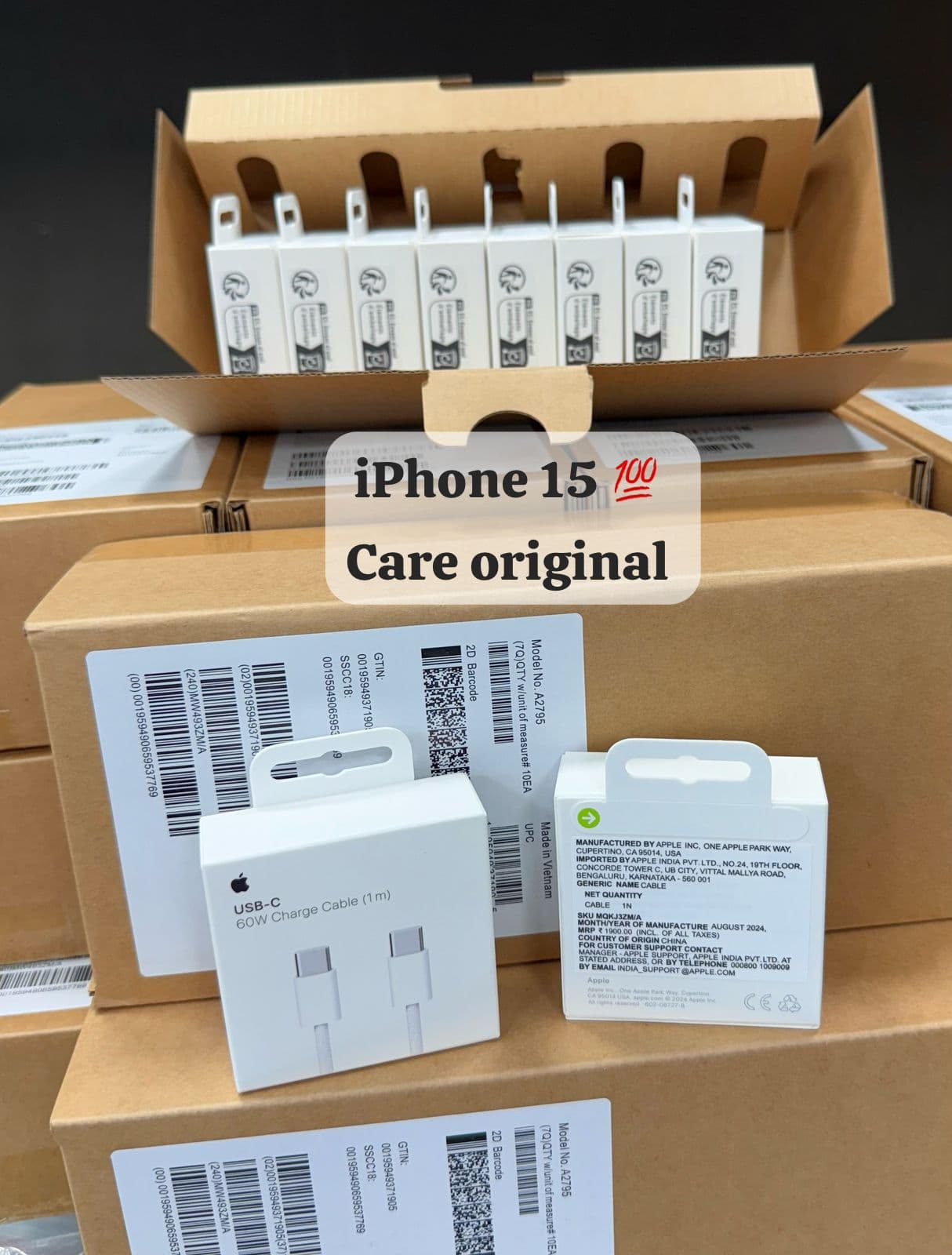 iPhone 15 💯 Care Original Cable