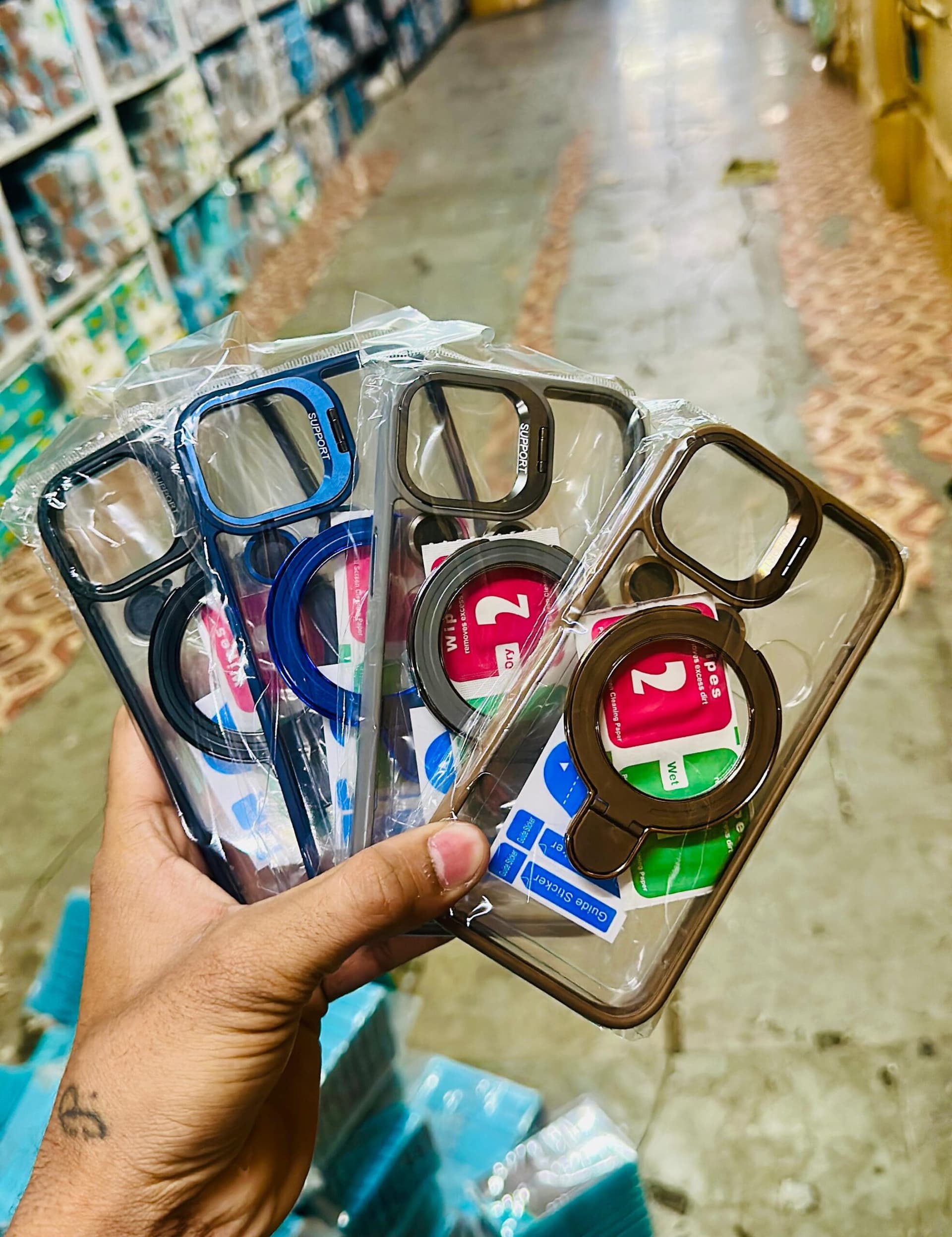 NEW IMPORTED CHINA 🇨🇳 1st QUALITY ORIGINAL DOUBLE STAND BACK COVER — Model: IP 11