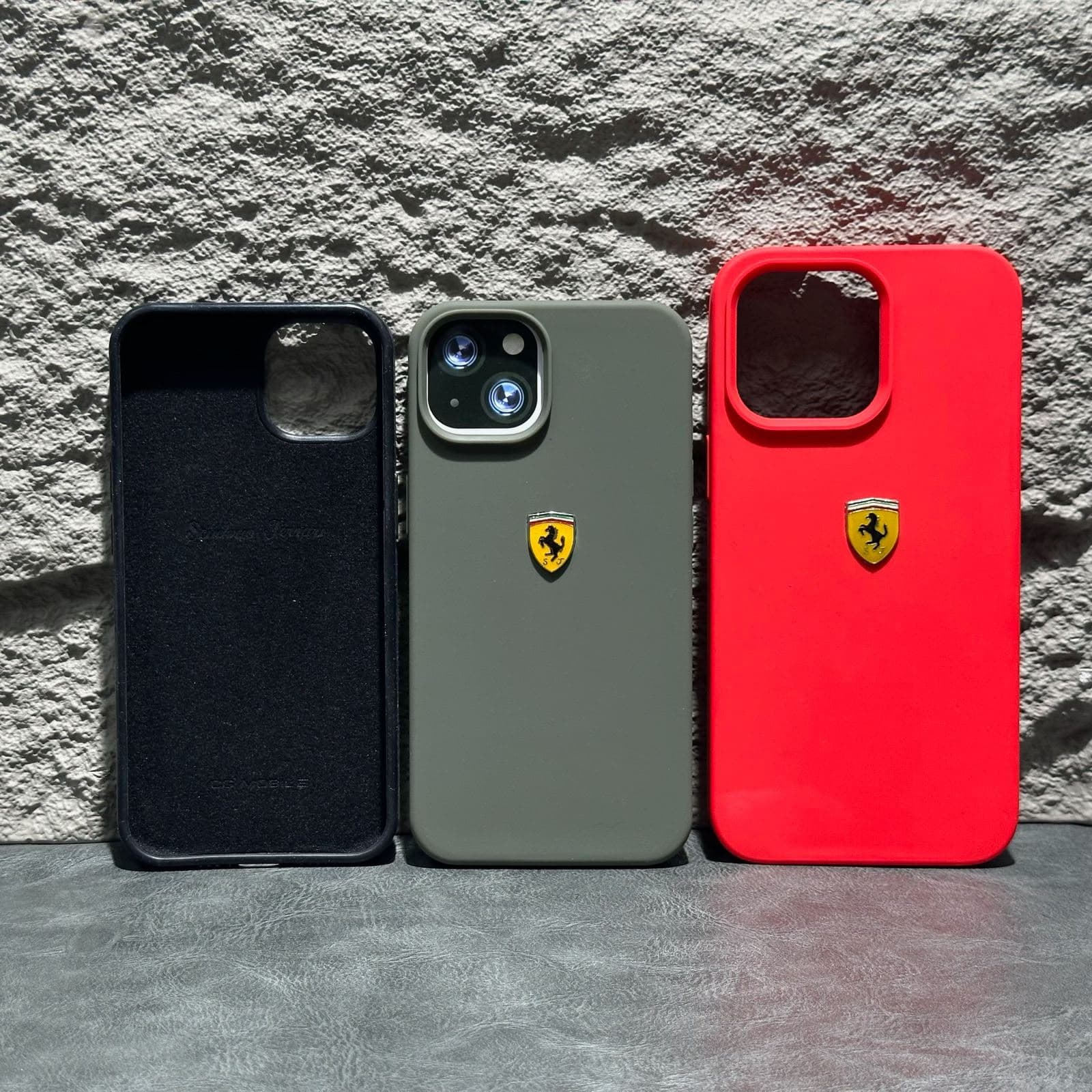 FERRARI 🚘 ORIGINAL SILICON COVER — Model: IP 13