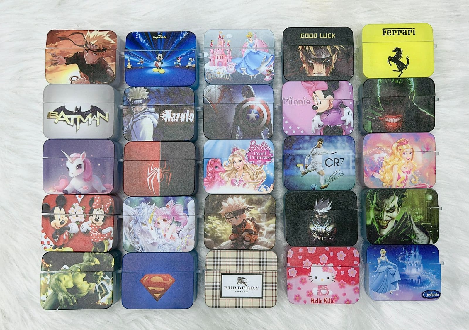 OX SHAPE PRINTED AIPOD PRO / PRO2 CASE DUAL SIDED PRINT