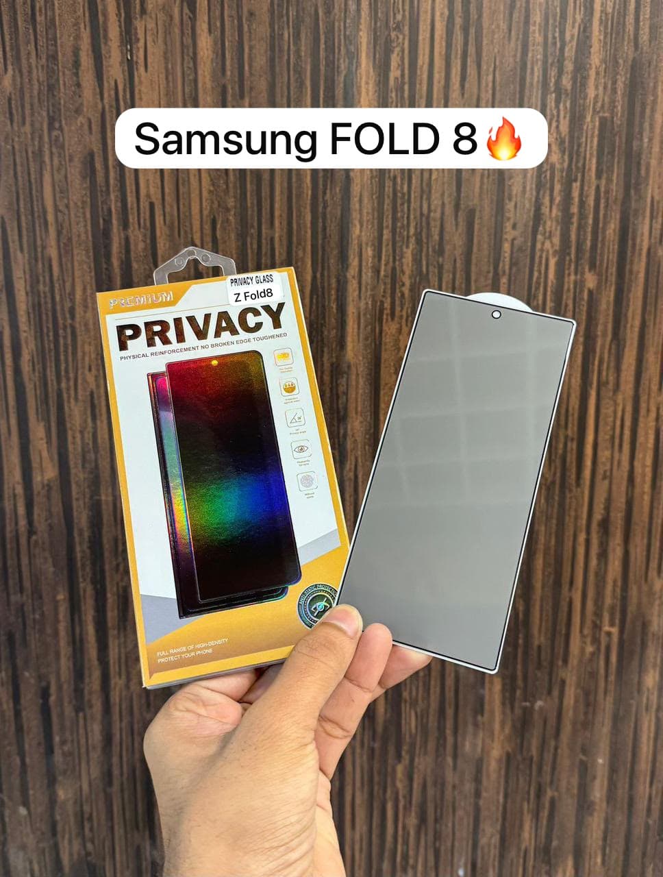 FOLD PRIVACY SLIM BAZZLE FULL GLUE GLASS — Model: SAM FOLD 8 ULTRA