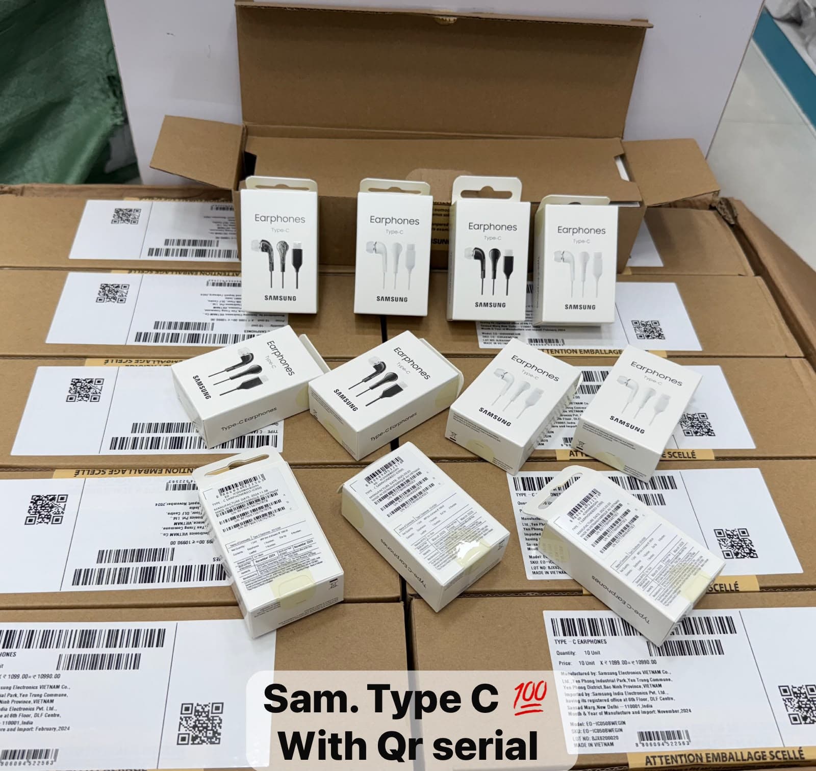 Samsung A8 Type C wired earphone og quality