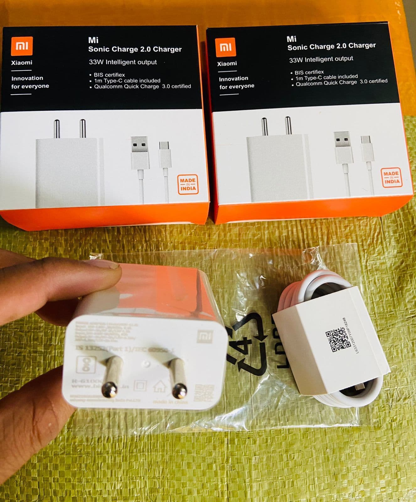 MI 33W CHARGER COMBO FAST WORKING