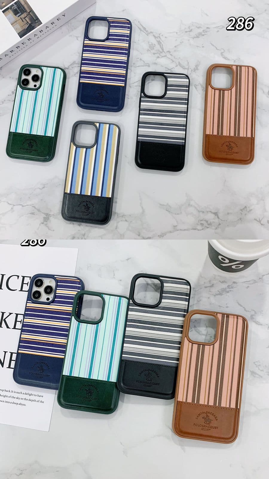 NEW ORIGINAL US POLO GLARQUET DESIGN CASE COVER WITH CAMERA RING — Model: IP 13
