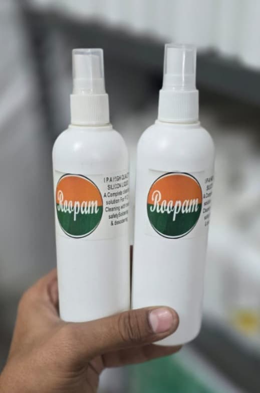 Roopam Professional PCB Cleaner 200ml – High Quality IPA Silicon Liquid Solution