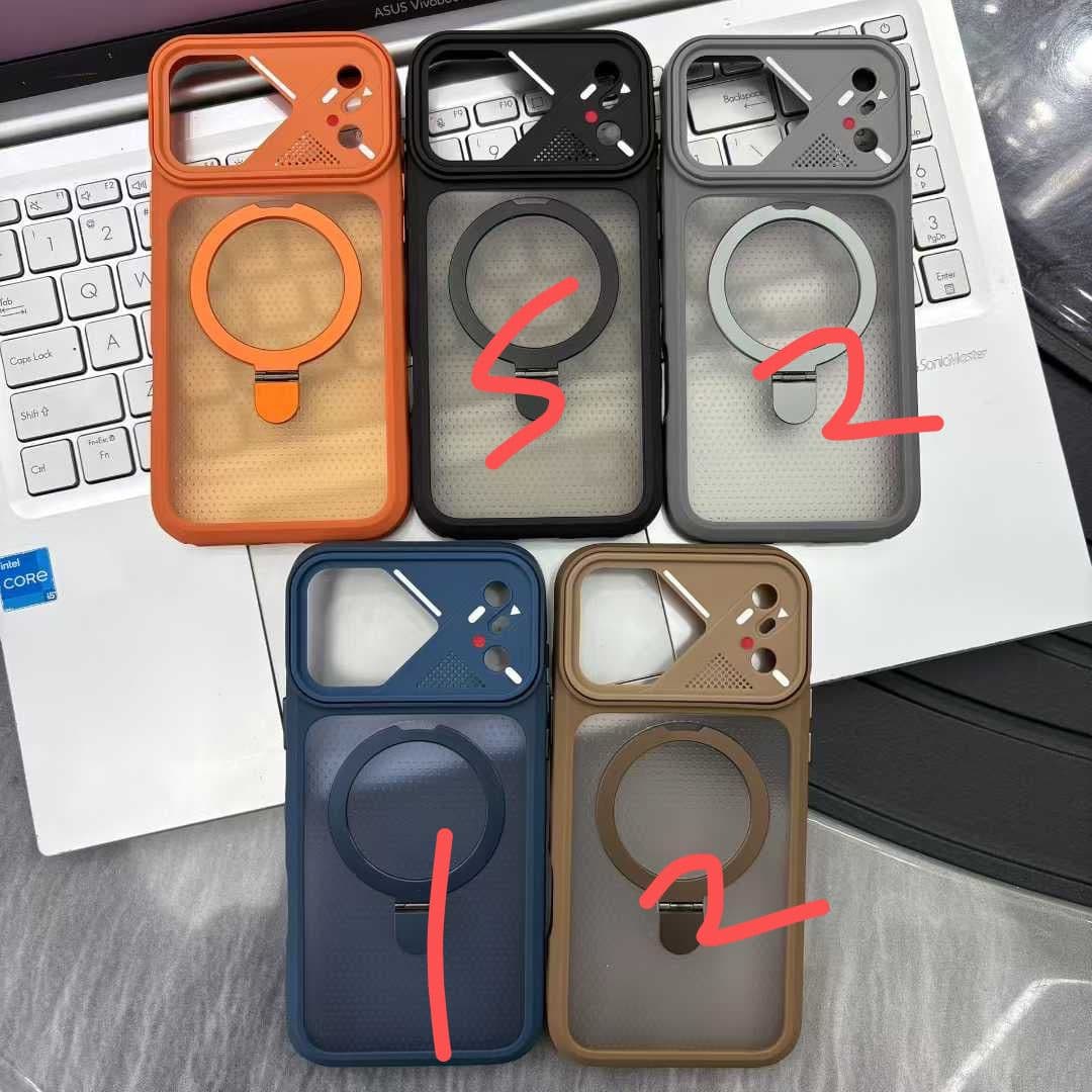 NEW ORIGINAL LUXURY NEW STAND DESIGN BACK CASE — Model: IP 15 PRO