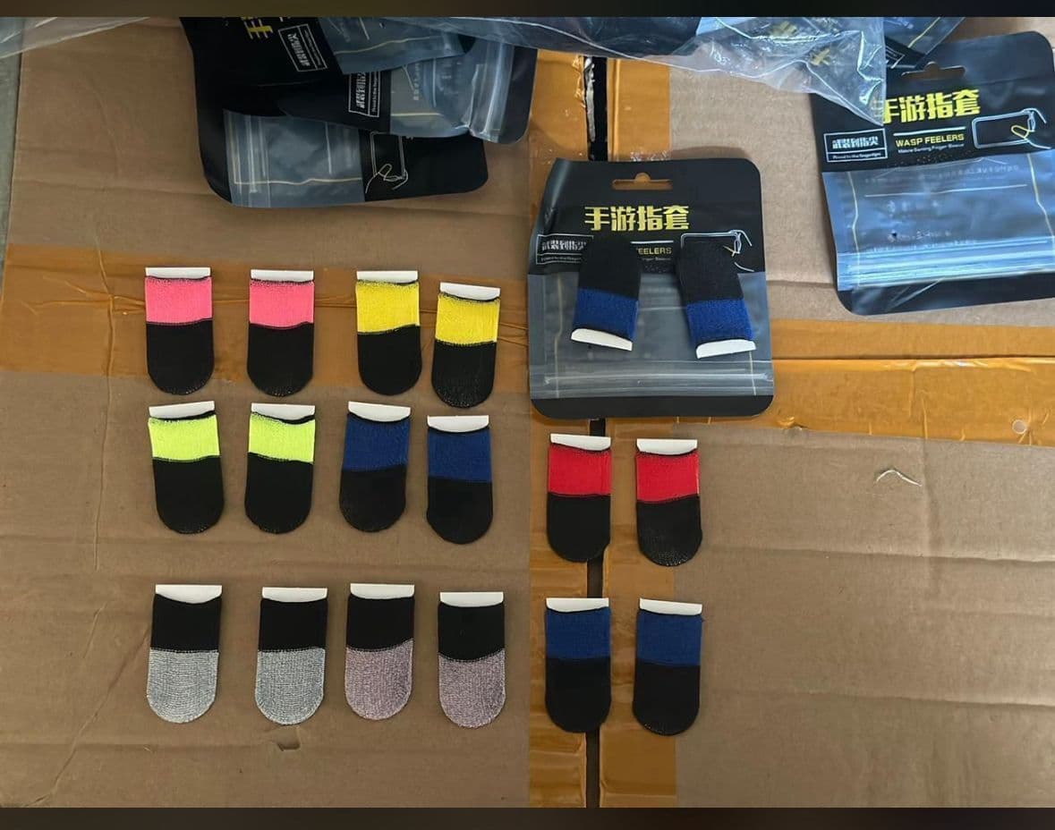Gaming Finger Sleeves for Mobile Games.