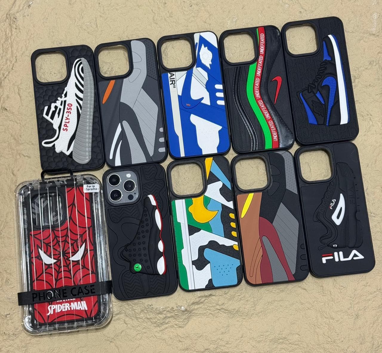 brand case with ambosed feeling In glass box A perfect combination of quality and wisdom Cover — Model: IP 15 PROMAX